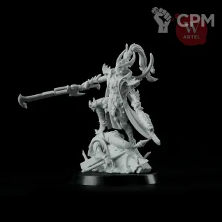 Описание картинки Миниатюра Ebon Executioner Prime от Артель W по цене 2 350руб | Свободный Рынок Миниатюр - СРМ