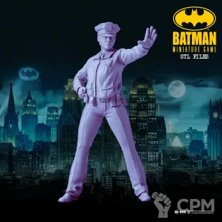 Описание картинки GCPD Officer 2 - Batman Miniature Game от Критикал Принт по цене 180руб | Свободный Рынок Миниатюр - СРМ