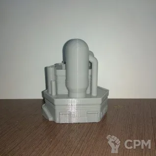 Описание картинки Химический завод от Dwarf Pirate Foundry по цене 250руб | Свободный Рынок Миниатюр - СРМ