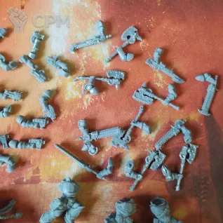 Описание картинки Khorne Berzerkers Берсеркеры 10 шт от Mogan по цене 1 450руб | Свободный Рынок Миниатюр - СРМ