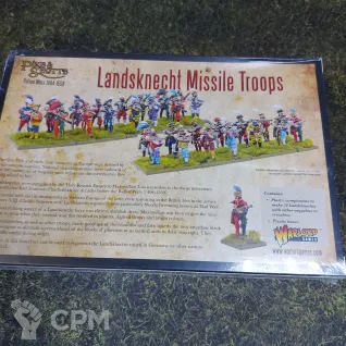 Описание картинки Коробка в плёнке Landsknecht: Missile Troops (28mm) от Варлорд от V130177@mail.ru по цене 3 900руб | Свободный Рынок Миниатюр - СРМ