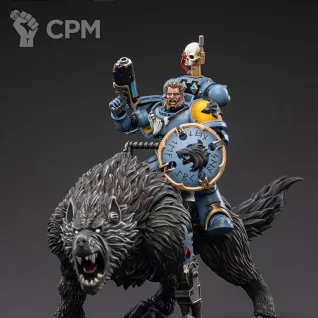Описание картинки Space Wolves Thunderwolf Cavalry Frode от Строго по-Имперски по цене 8 450руб | Свободный Рынок Миниатюр - СРМ