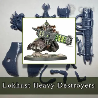 Описание картинки Lokhust Heavy Destroyers от SaJRa по цене 500руб | Свободный Рынок Миниатюр - СРМ