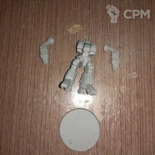 Описание картинки Дестройд "Спартан" КLMT09 от Dwarf Pirate Foundry по цене 500руб | Свободный Рынок Миниатюр - СРМ