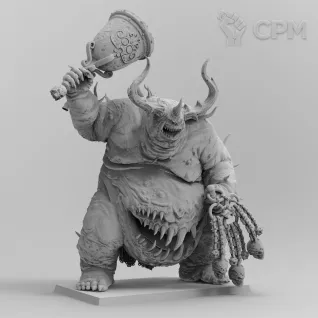 Описание картинки Great Unclean One 2 от WastelandMiniatures по цене 2 500руб | Свободный Рынок Миниатюр - СРМ