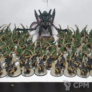 Описание картинки 120 Hormagaunts + Hive Tyrant + Neurotyrant + Zoanthropes от mcabba по цене 12 000руб | Свободный Рынок Миниатюр - СРМ