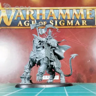 Описание картинки Lord-Celestant on Dracoth Vandus Hammerhand от Каджит по цене 3 998руб | Свободный Рынок Миниатюр - СРМ