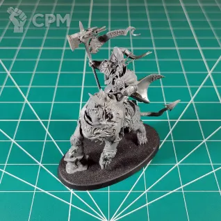 Описание картинки Lord-Celestant on Dracoth Vandus Hammerhand от Каджит по цене 3 998руб | Свободный Рынок Миниатюр - СРМ