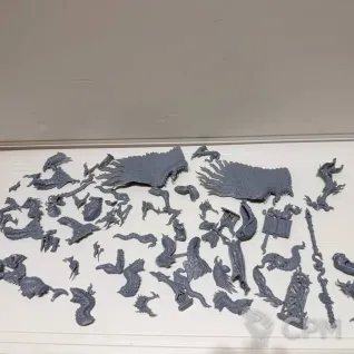 Описание картинки Lord of Change, 3д печать от fuseddisplay по цене 1 300руб | Свободный Рынок Миниатюр - СРМ
