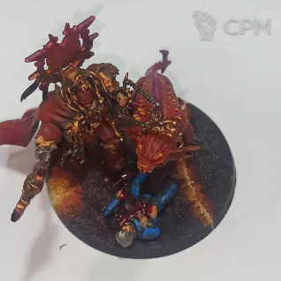 Описание картинки Mighty Lord Of Khorne от Lizard по цене 2 000руб | Свободный Рынок Миниатюр - СРМ