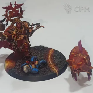 Описание картинки Mighty Lord Of Khorne от Lizard по цене 2 000руб | Свободный Рынок Миниатюр - СРМ