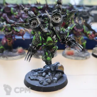 Описание картинки Chaos Lord with Jump Pack от MORS по цене 2 200руб | Свободный Рынок Миниатюр - СРМ