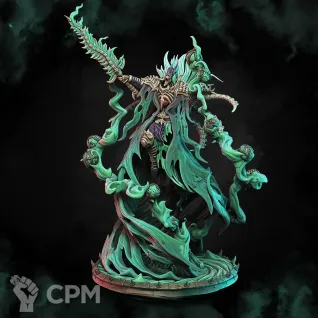 Описание картинки Nagash Supreme Lord of the Undead. от Shizoface по цене 4 000руб | Свободный Рынок Миниатюр - СРМ
