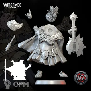 Описание картинки Lord of the Heavy Metal March от Manufactorum76 по цене 750руб | Свободный Рынок Миниатюр - СРМ
