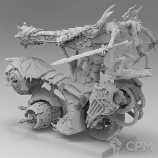 Описание картинки Skull Cannon от WastelandMiniatures по цене 1 800руб | Свободный Рынок Миниатюр - СРМ
