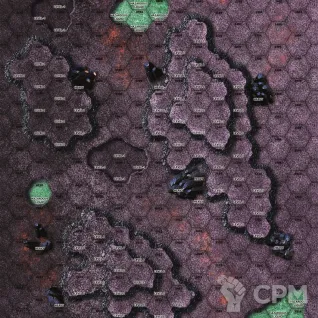 Описание картинки Ferrocrystal Mountains Set от Dwarf Pirate Foundry по цене 1 400руб | Свободный Рынок Миниатюр - СРМ