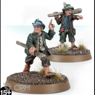 Описание картинки Shirriffs™ of the Shire™ – Holfoot Bracegirdle and Robin Smallburrow от NEW-MINIATURES по цене 627руб | Свободный Рынок Миниатюр - СРМ