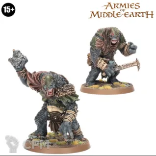Описание картинки Hill Trolls of Angmar™ от NEW-MINIATURES по цене 2 090руб | Свободный Рынок Миниатюр - СРМ
