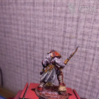 Описание картинки Slaugherpriest with hackblade and wraith hammer от ZombieR по цене 1 875руб | Свободный Рынок Миниатюр - СРМ