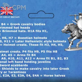 Описание картинки Greek Light Cavalry от Base 28 по цене 3 755руб | Свободный Рынок Миниатюр - СРМ