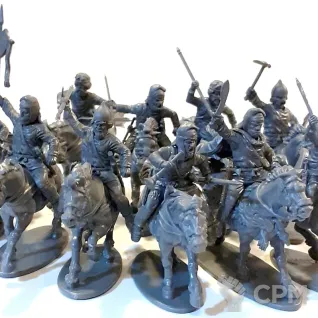 Описание картинки VXA045  Persian  Unarmoured Cavalry от Base 28 по цене 2 870руб | Свободный Рынок Миниатюр - СРМ