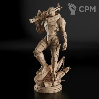 Описание картинки Garrus Фигурка (Mass Effect) от GAS3TXD  по цене 3 900руб | Свободный Рынок Миниатюр - СРМ