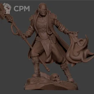Описание картинки Psyker Mage 28mm от StudioWhiteRaven по цене 640руб | Свободный Рынок Миниатюр - СРМ