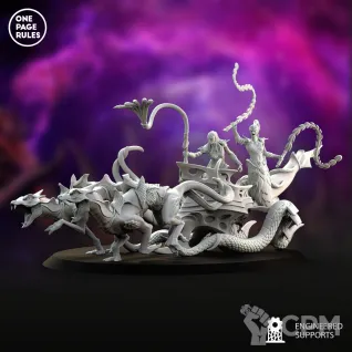 Описание картинки OPR Razor-Flail Chariot/Seeker Chariot от Laboratory of Chaos по цене 250руб | Свободный Рынок Миниатюр - СРМ