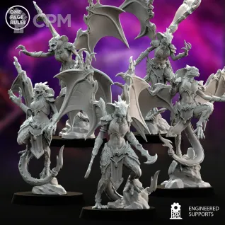 Описание картинки OPR Lust Furies/Chaos Furies от Лаборатория хаоса по цене 225руб | Свободный Рынок Миниатюр - СРМ