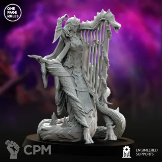 Описание картинки OPR Infernal Harpist/Infernal Enrapturess от Лаборатория хаоса по цене 75руб | Свободный Рынок Миниатюр - СРМ