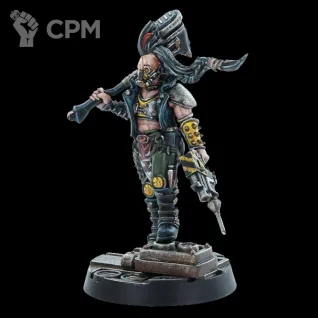 Описание картинки Escher Champion with Power Hammer от Орки с наГорки по цене 200руб | Свободный Рынок Миниатюр - СРМ