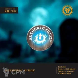 Описание картинки Malifaux Aetheric Surge от TerraCutter по цене 35руб | Свободный Рынок Миниатюр - СРМ