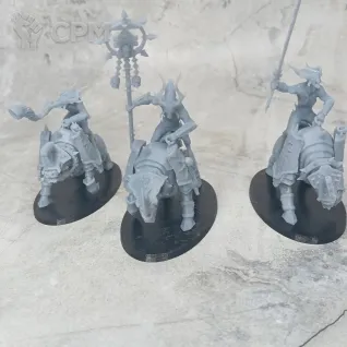 Описание картинки Bloodcrushers of Khorne от Миньки Молота Войны по цене 1 099руб | Свободный Рынок Миниатюр - СРМ