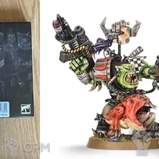 Описание картинки Ork Warboss with Attack Squig от zurdo по цене 5 000руб | Свободный Рынок Миниатюр - СРМ
