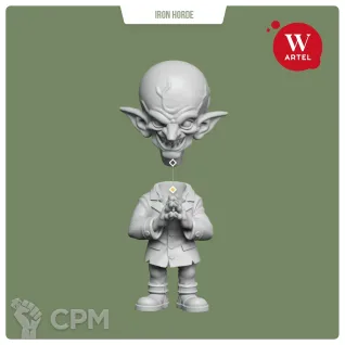 Описание картинки Franky-Ork and Gobbo-Brain от Артель W по цене 1 550руб | Свободный Рынок Миниатюр - СРМ