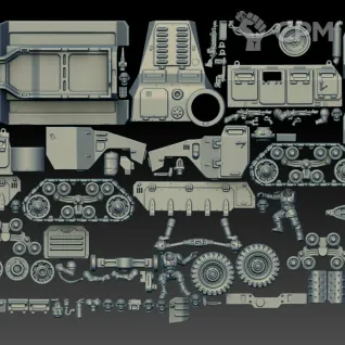 Описание картинки Centaur RSV (Scan) от AxeL's Forge по цене 2 600руб | Свободный Рынок Миниатюр - СРМ