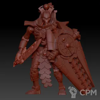 Описание картинки 5x Necron Lychguard от 3Д печать миниатюр по цене 1 319руб | Свободный Рынок Миниатюр - СРМ