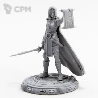 Описание картинки Female Wizard 28mm от Fantasy Minis по цене 550руб | Свободный Рынок Миниатюр - СРМ