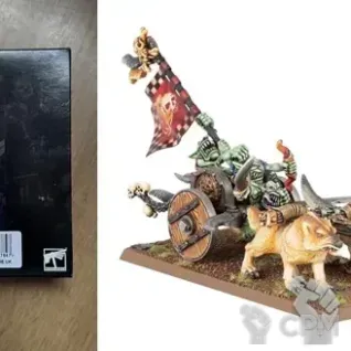 Описание картинки Goblin Wolf Chariot от zurdo по цене 5 100руб | Свободный Рынок Миниатюр - СРМ