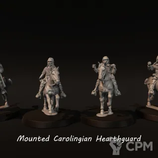 Описание картинки Mounted Carolingian HG от Recruiter по цене 850руб | Свободный Рынок Миниатюр - СРМ