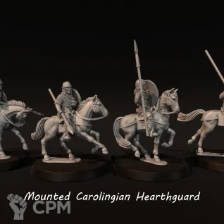 Описание картинки Mounted Carolingian HG от Recruiter по цене 850руб | Свободный Рынок Миниатюр - СРМ