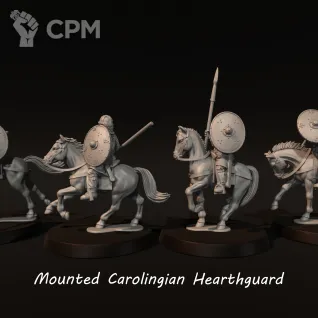 Описание картинки Mounted Carolingian HG от Recruiter по цене 850руб | Свободный Рынок Миниатюр - СРМ