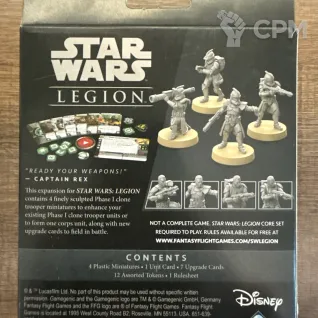 Описание картинки Star Wars Legion - Phase I Clone Troopers Upgrade Expansion от Mini Wargame по цене 3 950руб | Свободный Рынок Миниатюр - СРМ
