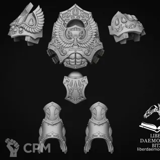 Описание картинки Armour model “Vetustus” type Sanguis от LDBits по цене 968руб | Свободный Рынок Миниатюр - СРМ