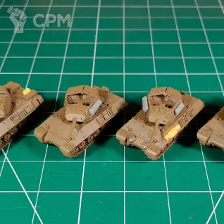 Описание картинки UBX53 UBX72 M10 Tank Destroyer Platoon x4 от Vault Boy по цене 3 798руб | Свободный Рынок Миниатюр - СРМ