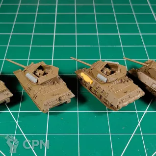 Описание картинки UBX53 UBX72 M10 Tank Destroyer Platoon x4 от Vault Boy по цене 3 798руб | Свободный Рынок Миниатюр - СРМ
