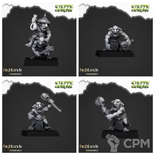 Описание картинки Steppe Goblors от 3DPrintClub по цене 148руб | Свободный Рынок Миниатюр - СРМ