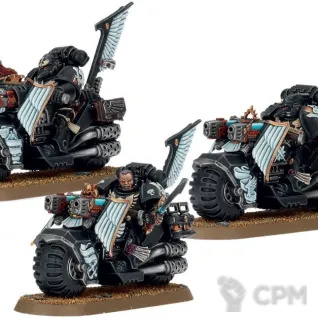Описание картинки Ravenwing Black Knights от Knight of Light по цене 650руб | Свободный Рынок Миниатюр - СРМ