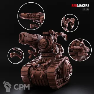 Описание картинки Mech-Destroyer от Wardog Workshop по цене 900руб | Свободный Рынок Миниатюр - СРМ