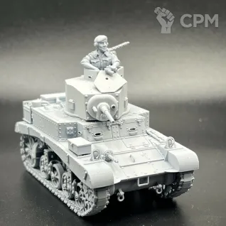 Описание картинки M3 Stuart-Honey от Пластиковые флэшбеки по цене 850руб | Свободный Рынок Миниатюр - СРМ